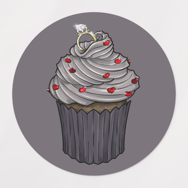 Sweet Proposal Cupcake (Design 1)
