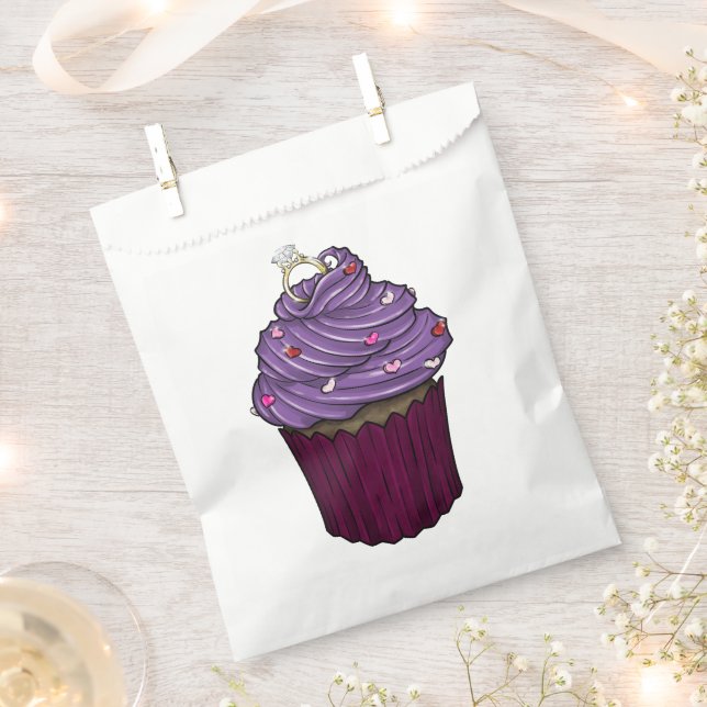 Sweet Proposal Cupcake Favour Bags (Clipped)