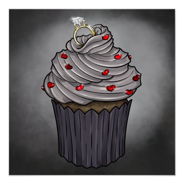 Sweet Proposal Cupcake Poster (Front)
