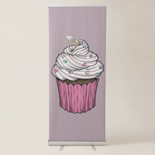 Sweet Proposal Cupcake Retractable Banner