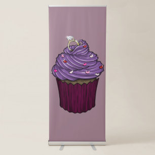 Sweet Proposal Cupcake Retractable Banner