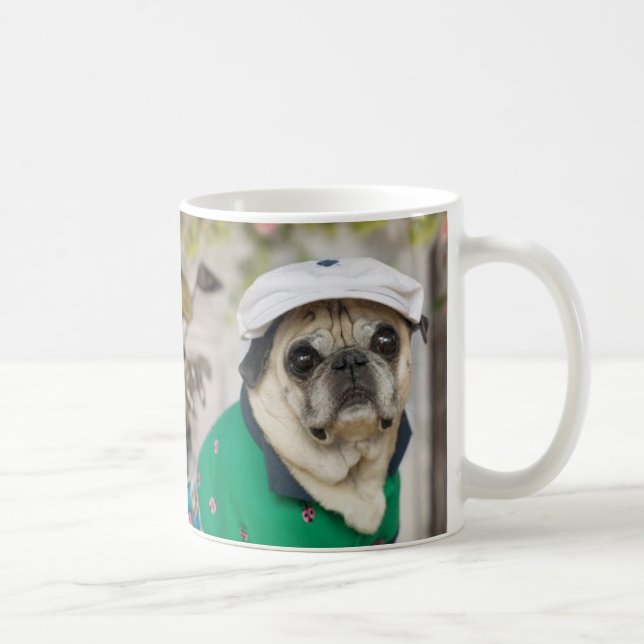Sweet Pug Golf Mug (Right)