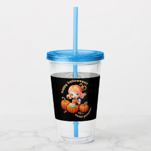 Sweet pumpkin acrylic tumbler
