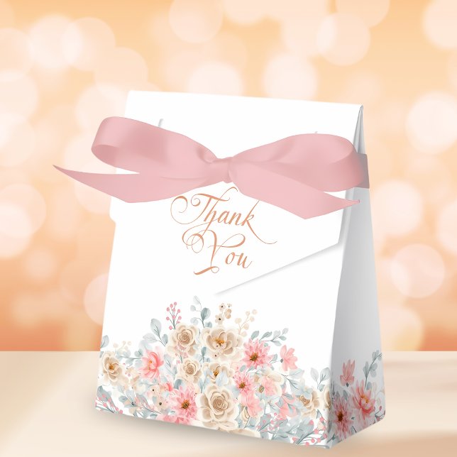 Sweet Pumpkin Floral Baby Shower  Favour Box (Creator Uploaded)