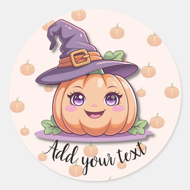 Sweet Pumpkin Magic – Halloween Stickers (Front)