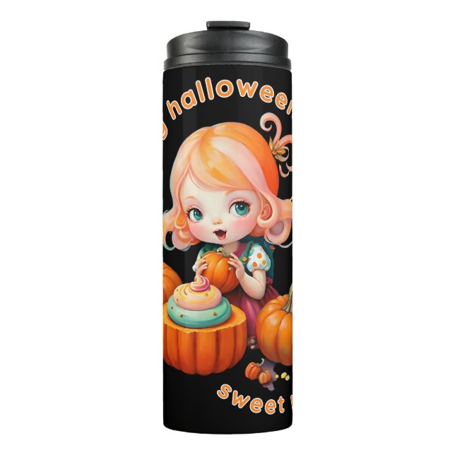 Sweet pumpkin  thermal tumbler (Front)