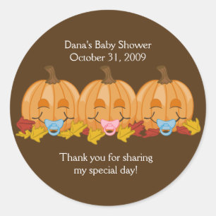 Sweet pumpkins Halloween Fall Favour Sticker