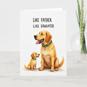 Sweet Pup Fathers Day Card