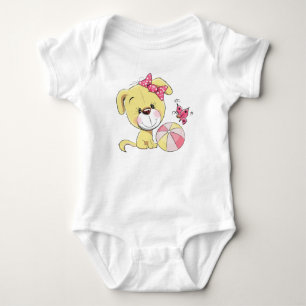 Sweet Puppy Baby Jersey Bodysuit