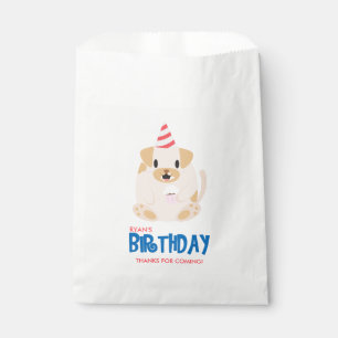 Sweet Puppy Dog Kid's Birthday Party Favour Bags