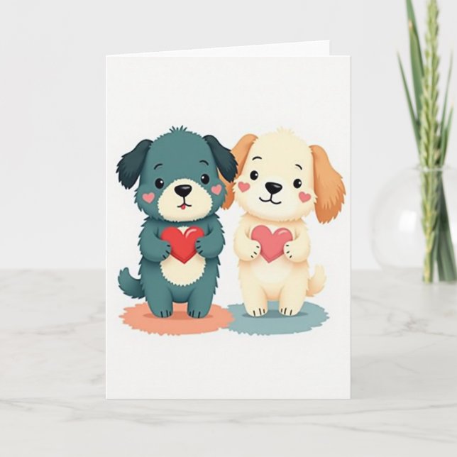 Sweet Puppy Love Card (Front)