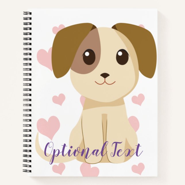 Sweet Puppy  Notebook (Front)