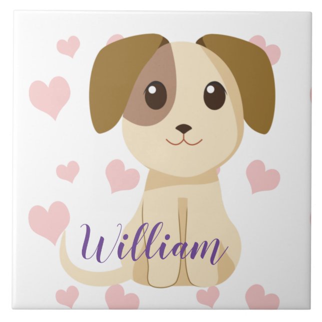 Sweet Puppy  Tile (Front)
