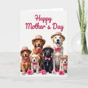 Sweet Pups Mothers Day Card