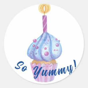 Sweet purple candy kids sticker