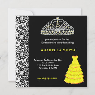 Sweet Quinceanera Invitation