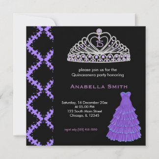 Sweet Quinceanera Invitation