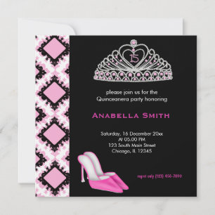 Sweet Quinceanera Invitation