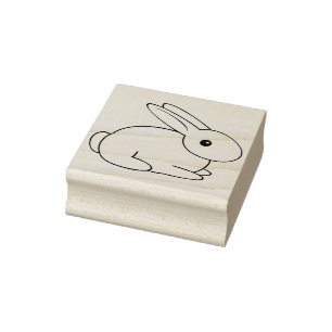 Sweet Rabbit Rubber Stamp