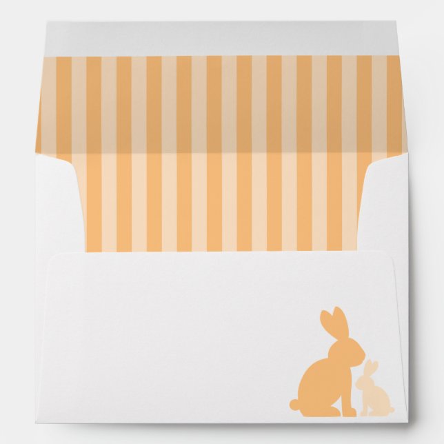 Sweet Rabbits Baby Shower Envelopes (Back (Bottom))