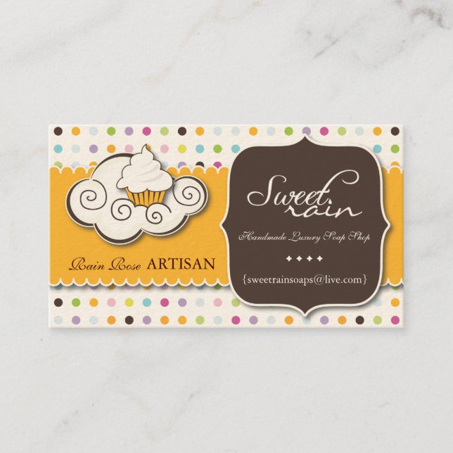 Sweet Rain - Custom Order Business Card (Front)