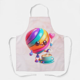 Sweet Rainbow Barista Apron