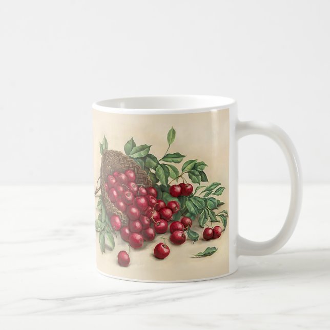 Sweet Red Cherries Coffee Mug (Right)