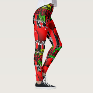Sweet red cherries with a sweetie leggings