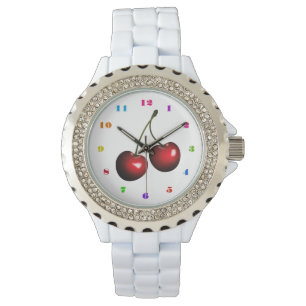 Sweet Red Cherry Watch