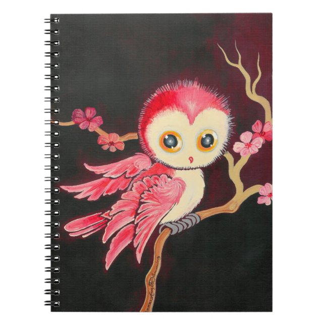 Sweet Red Owl Notebook (Front)