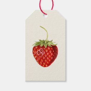 Sweet Red Strawberry (by Louis C.C. Krieger) Gift Tags
