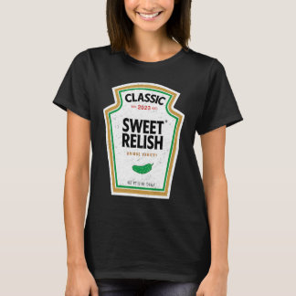 Sweet Relish DIY Halloween  Condiment Green Pickle T-Shirt