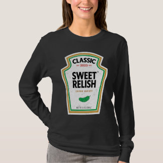 Sweet Relish DIY Halloween  Condiment Green Pickle T-Shirt