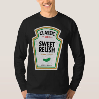 Sweet Relish DIY Halloween  Condiment Green Pickle T-Shirt