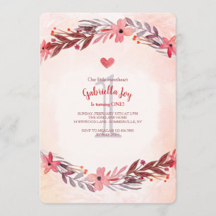 Sweet Remembrance Invitation