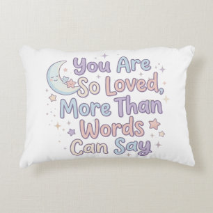 Sweet Reminder of Love for Precious Little Ones Decorative Cushion