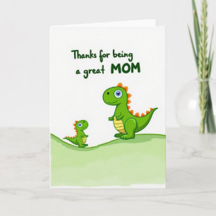 Sweet Reptile Mothers Day Card