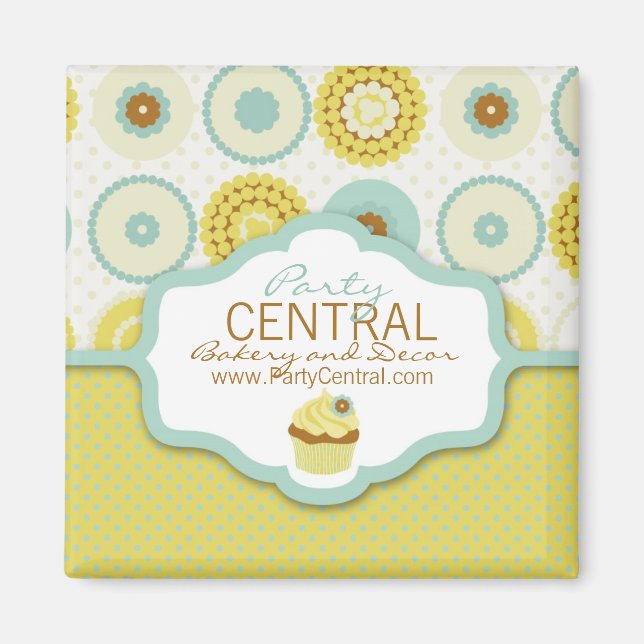 Sweet Retro Business Magnet (Front)