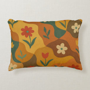 Sweet Retro Country Garden Pattern Decorative Cushion