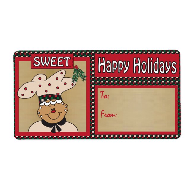 Sweet Retro Gingerbread Guy | Christmas (Front)