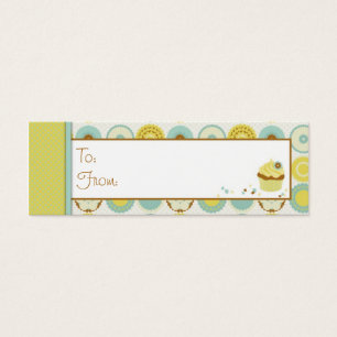 Sweet Retro Skinny Gift Tag