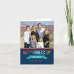 Sweet Ribbon Fathers Day Photo Card<br><div class="desc">Make him feel loved with this stylish Father's Day card from Berry Berry Sweet.</div>