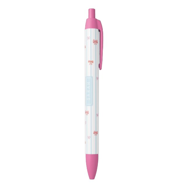 Sweet Ribbon Personalised Name Pen (Bottom (Vertical))