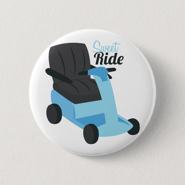Sweet Ride 6 Cm Round Badge (Front)