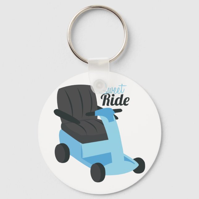 Sweet Ride Key Ring (Front)