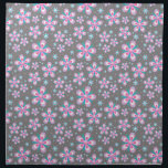 Sweet Romantic  Abstract Pink Flowers Pattern Napkin<br><div class="desc">Sweet Romantic  Abstract Pink Flowers Pattern</div>