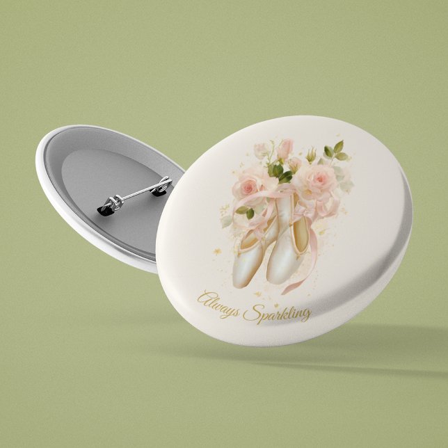 Sweet Rosé Ballet Soirée, custom 3 Cm Round Badge (Creator Uploaded)