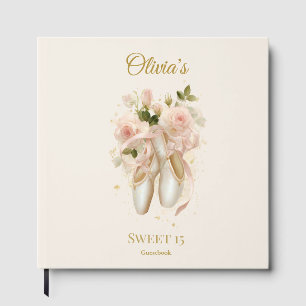 Sweet Rosé Ballet Soirée, custom Guest Book