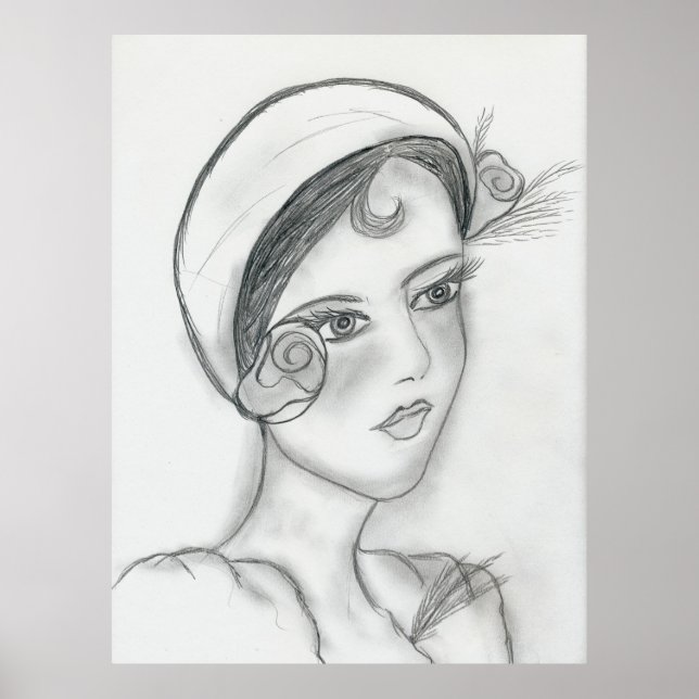 Sweet Rose Flapper Poster (Front)