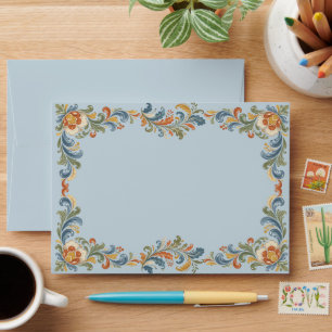 Sweet Rosemaling Envelope